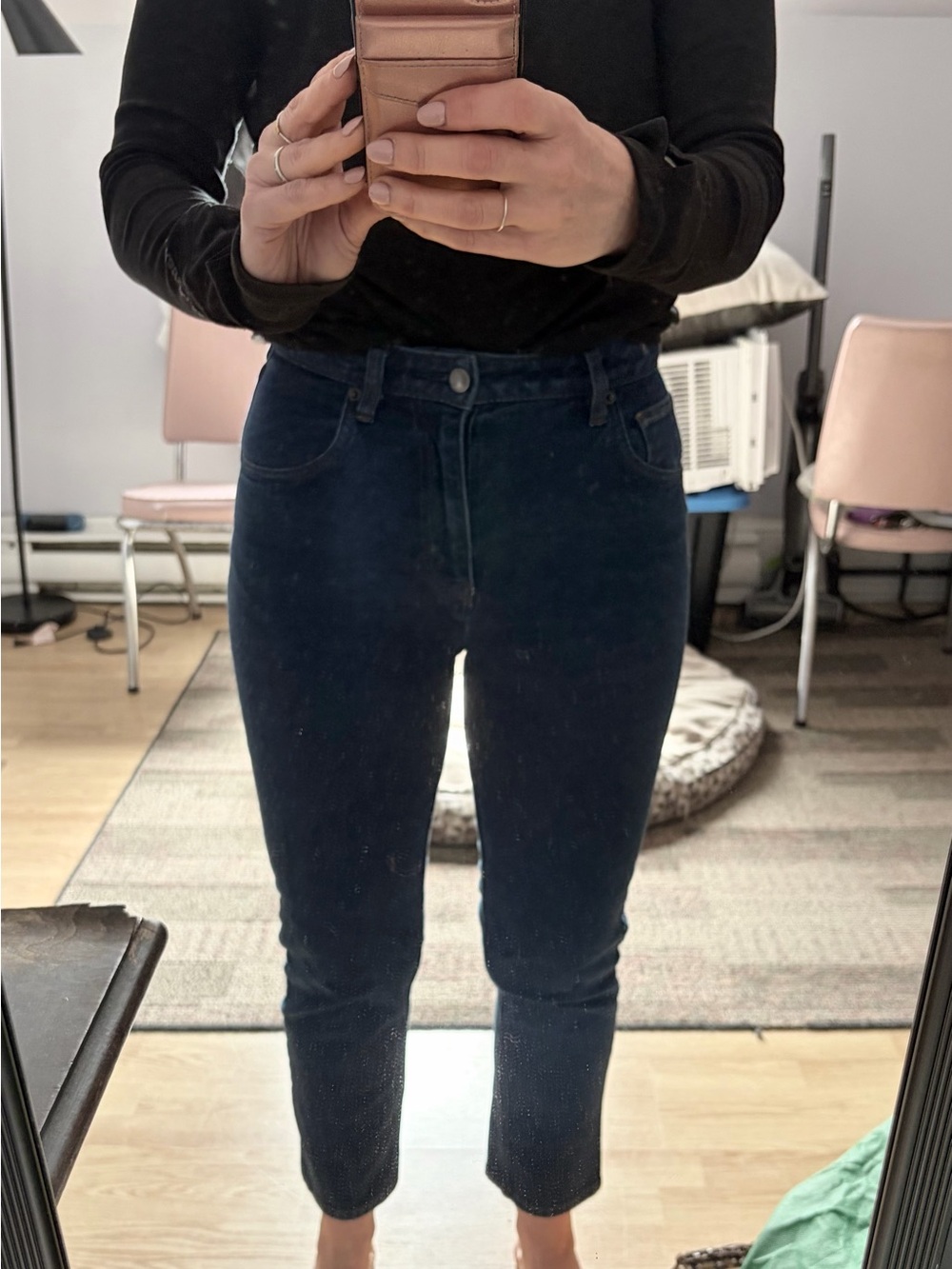 Patagonia Women's Navy Cropped Slim Jeans
